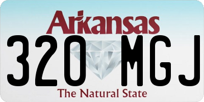 AR license plate 320MGJ
