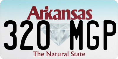 AR license plate 320MGP