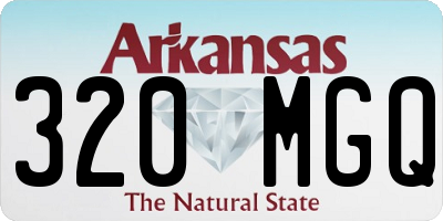 AR license plate 320MGQ