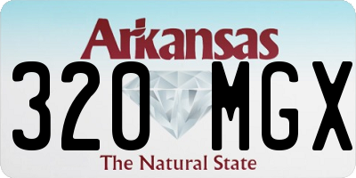 AR license plate 320MGX