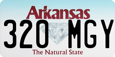 AR license plate 320MGY
