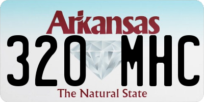 AR license plate 320MHC