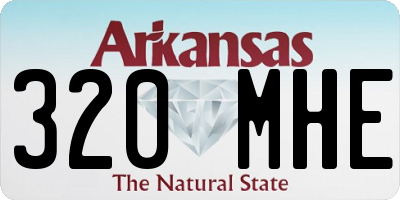 AR license plate 320MHE