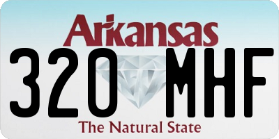 AR license plate 320MHF