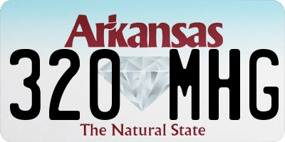 AR license plate 320MHG