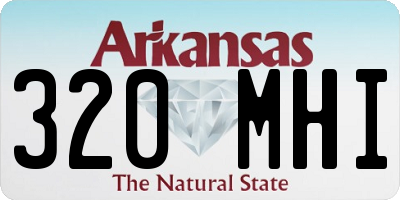 AR license plate 320MHI