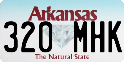 AR license plate 320MHK