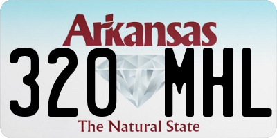 AR license plate 320MHL