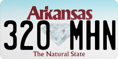 AR license plate 320MHN