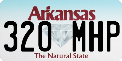 AR license plate 320MHP