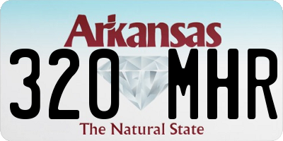 AR license plate 320MHR