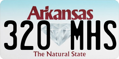 AR license plate 320MHS