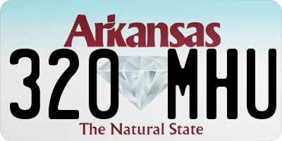 AR license plate 320MHU