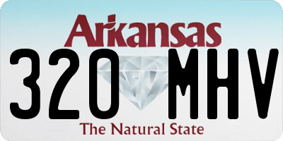 AR license plate 320MHV