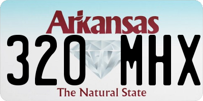 AR license plate 320MHX