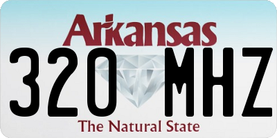 AR license plate 320MHZ