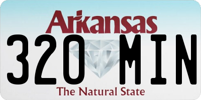 AR license plate 320MIN