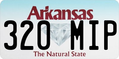 AR license plate 320MIP