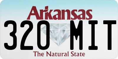 AR license plate 320MIT