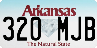AR license plate 320MJB