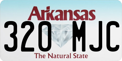AR license plate 320MJC