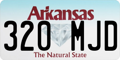 AR license plate 320MJD