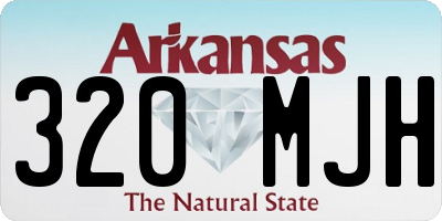 AR license plate 320MJH