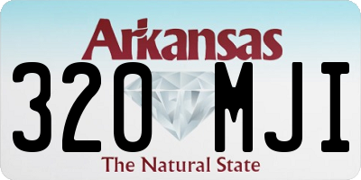 AR license plate 320MJI