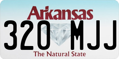 AR license plate 320MJJ