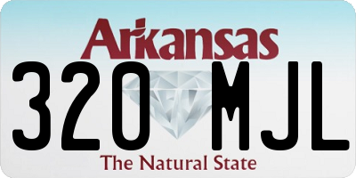 AR license plate 320MJL