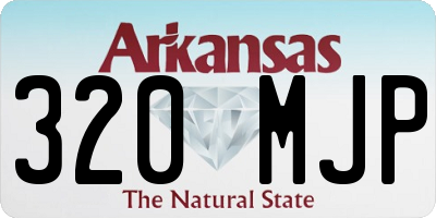 AR license plate 320MJP