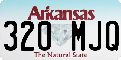 AR license plate 320MJQ