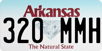 AR license plate 320MMH