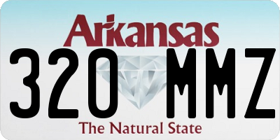 AR license plate 320MMZ