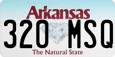 AR license plate 320MSQ
