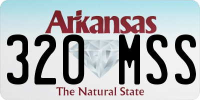 AR license plate 320MSS