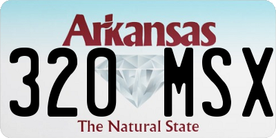 AR license plate 320MSX