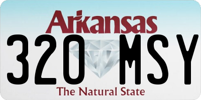 AR license plate 320MSY