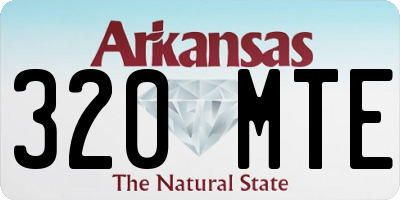 AR license plate 320MTE