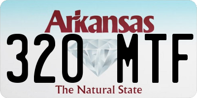 AR license plate 320MTF