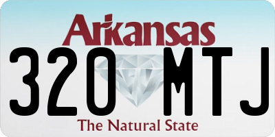 AR license plate 320MTJ