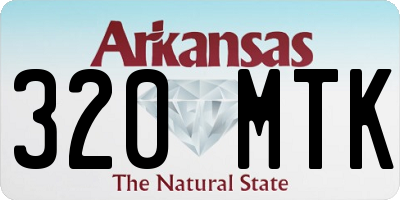 AR license plate 320MTK