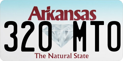 AR license plate 320MTO