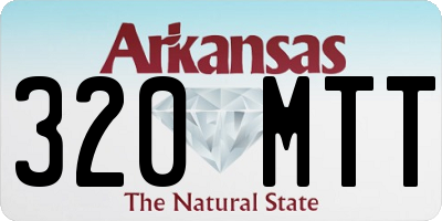 AR license plate 320MTT
