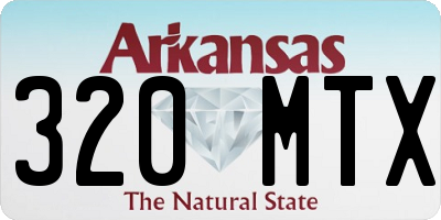 AR license plate 320MTX