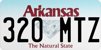 AR license plate 320MTZ