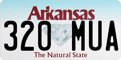 AR license plate 320MUA