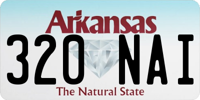 AR license plate 320NAI