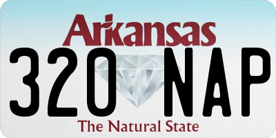 AR license plate 320NAP