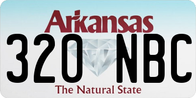 AR license plate 320NBC
